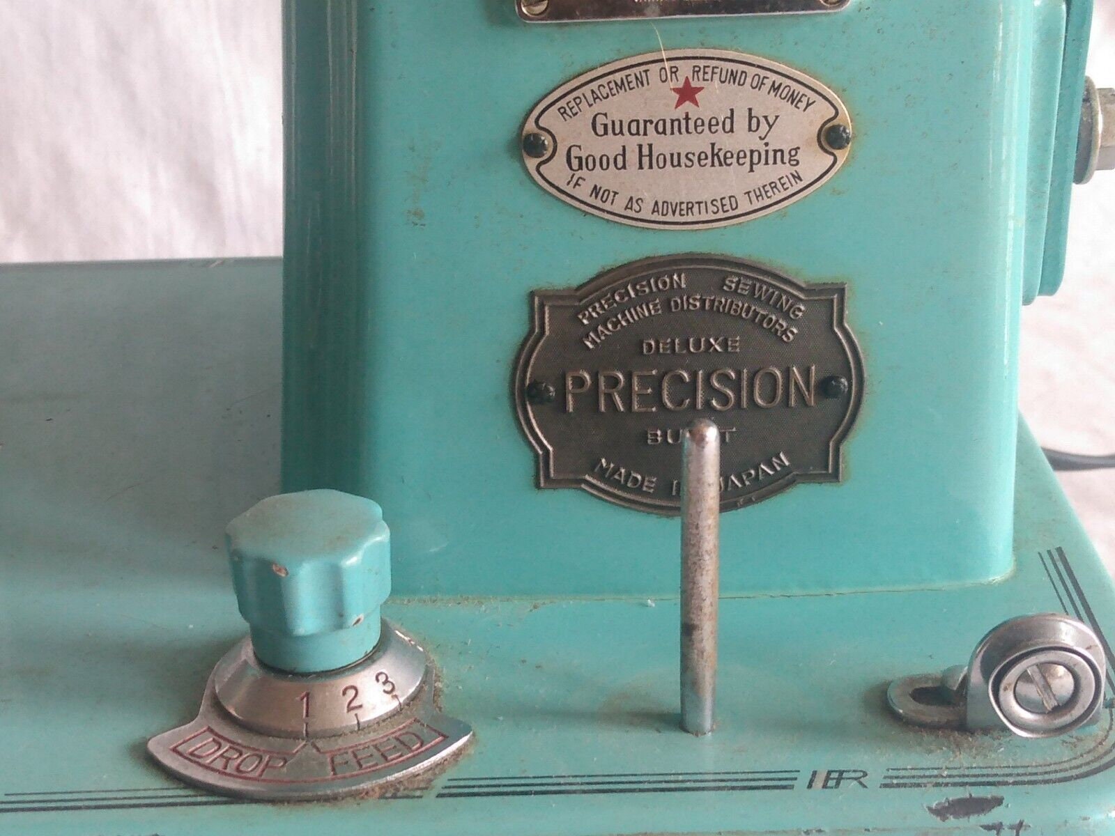Vintage ATLAS Deluxe Precision Portable Sewing Machine No