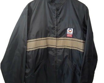 VTG 70s Delco Windbreaker Racing Garage Windbreaker Car Part Jacket L