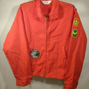 Vintage National Jamboree 1970 Boy Scouts Of America Official Staff Jacket BSA M