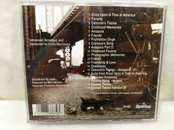 Once Upon a Time in America by Ennio Morricone Restless / Rykodisc