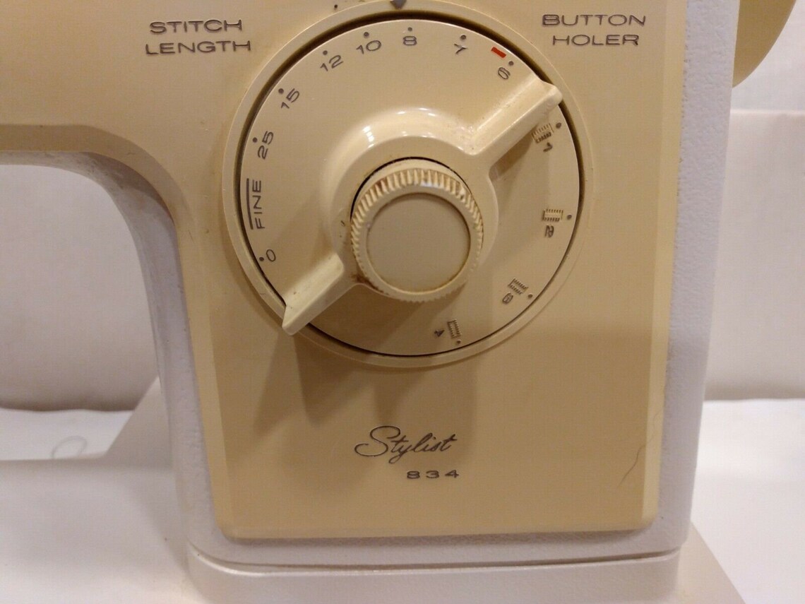 SINGER Vintage Stylist 834 ZigZag Free Arm Sewing Machine Etsy