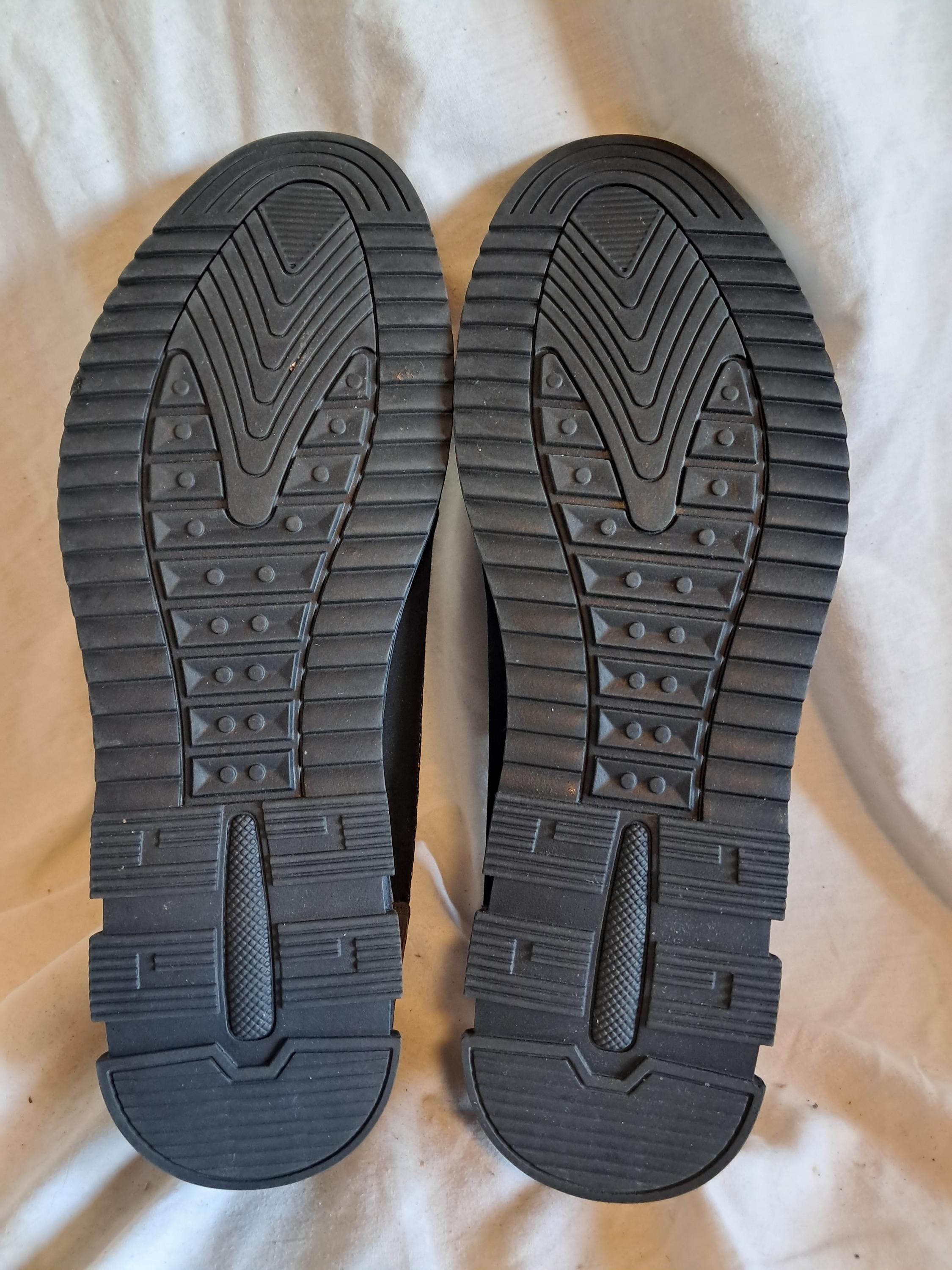 KLKYKO SII Fashion Sneaker Shoes self tying brown black vtg Japan Sz 2.5 Euro 46 MEN main image 2