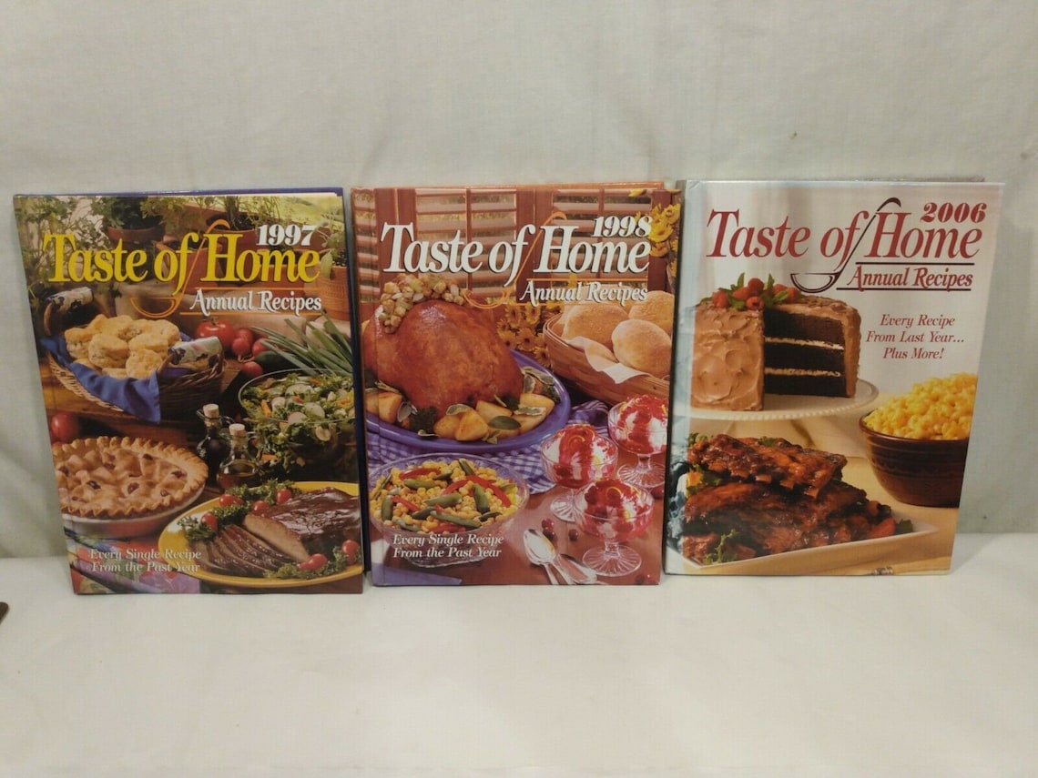 6 Taste of Home Annual Recipes Cookbooks Holiday & Celebrations