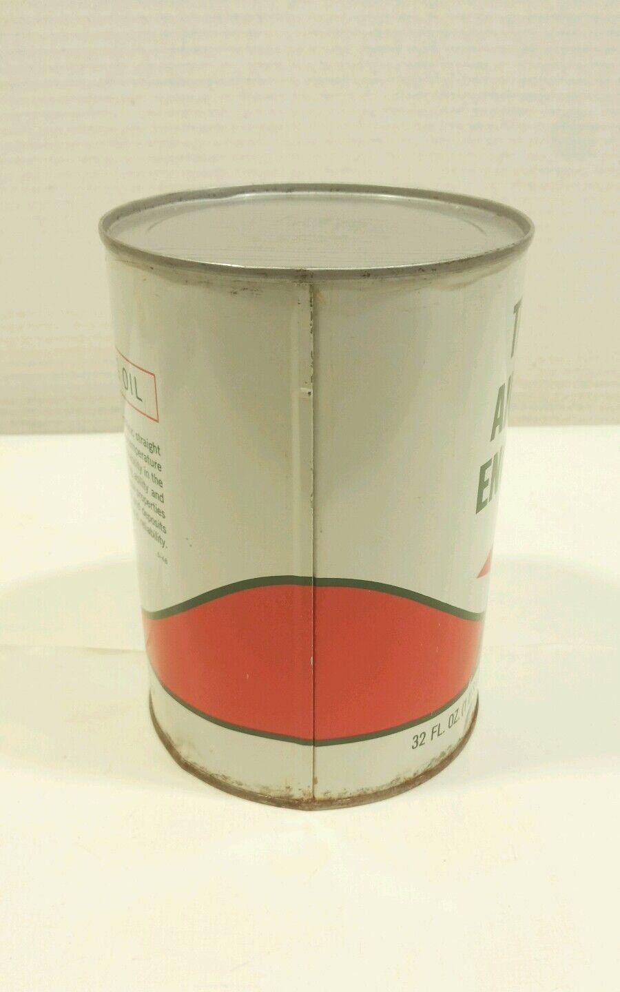 Vintage TEXACO Aircraft Engine Oil / 120 70 W FULL Can / 568 50 Yrs