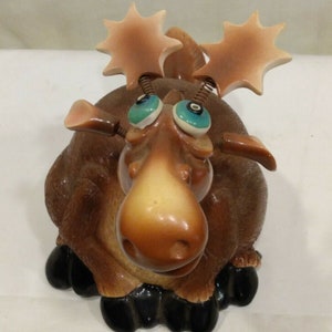 Rare Exhart Geeky Gigglers Collection Moose Wobbler