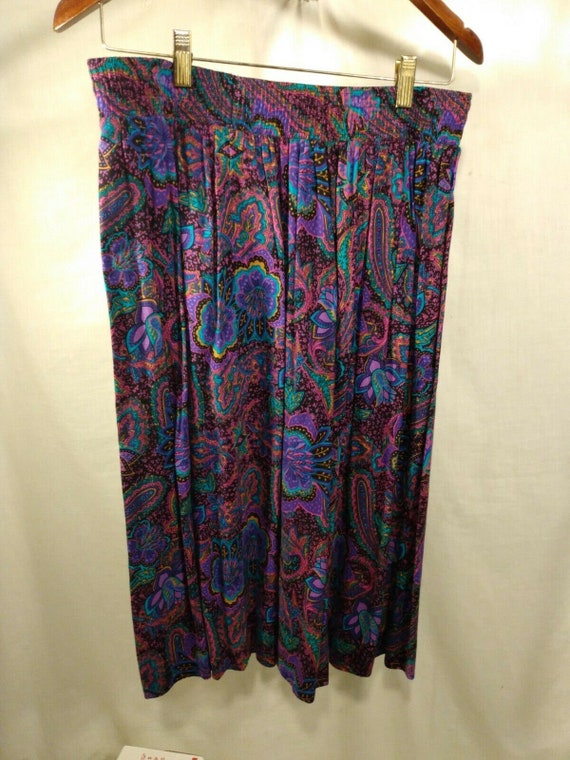 ACT 1 NEW YORK 70’s Vintage Long Sleeve Blue Purp… - image 5