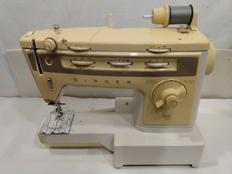 SINGER Vintage Stylist 834 Zig-Zag Free Arm Sewing Machine | Etsy