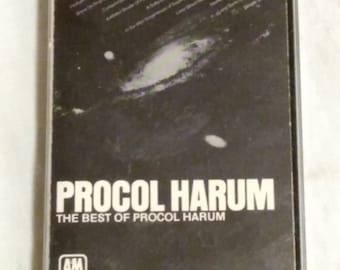 Procol Harum Best Of Cassette Tape 1972 Compilação Classic Rock Raro
