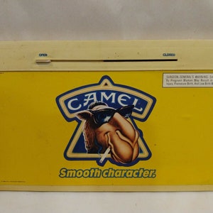 Vintage Camel Store Hrs Open Closed Advertising Sign Display