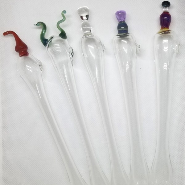 Hand Made Whisky Pipette - Glass Whisky Dropper - Whisky Lovers Gift - Decorated Glass Whisky Dropper