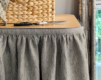 Gonna per lavandino con velcro/Gonna per lavandino per bagno o cucina/Tende per armadi e scaffali/Arredo per dormitori/Tende per dormitori/Gonna per lavandino di servizio