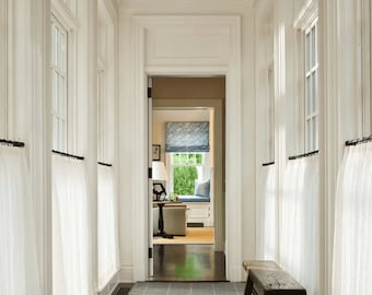 Custom Cafe Curtains, Customer Fabric, Made to Order