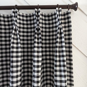 Gingham Cafe gordijnen/gootsteen rok. Boerderijdecor, meerdere kleuren. Geplooide gordijnen en valletjes