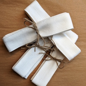 Linen Curtain Tie Backs / 100% Linen Tie/ Curtain Holdbacks