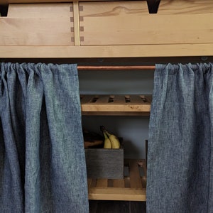 Sink Skirt, Vanity Cover, Cafe Curtain, Farmhouse Decor, Industrial or Country Kitchen Style, Multiple colors Curtains and Valances. XXL