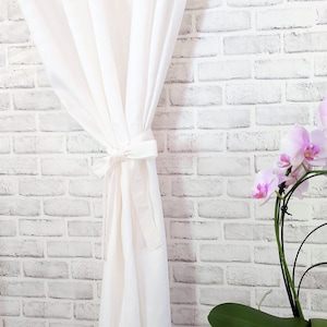 Linen Curtain Tie/ 100% Linen Tie/ Curtain Tie