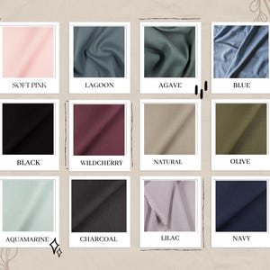 Custom Linen Bed Skirt | Tailored, Minimalist Bedding | Made to Order image 6
