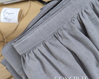 Gonna per lavandino con velcro/ Gonna per lavandino per bagno o cucina/ Tende per armadi e mensole/ Arredamento per dormitori/ Tende per dormitori/ Gonna per lavandino di servizio