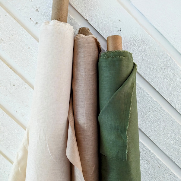 Linen fabric by the yard.