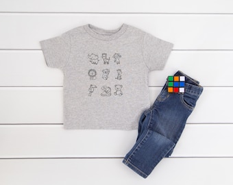 Kids Graphic Tee, Zoo AnimalToddler Shirt, Kids Animal Shirt, Peuter Animal Shirt, Funny Kids Graphic Tee, Peuter Shirt