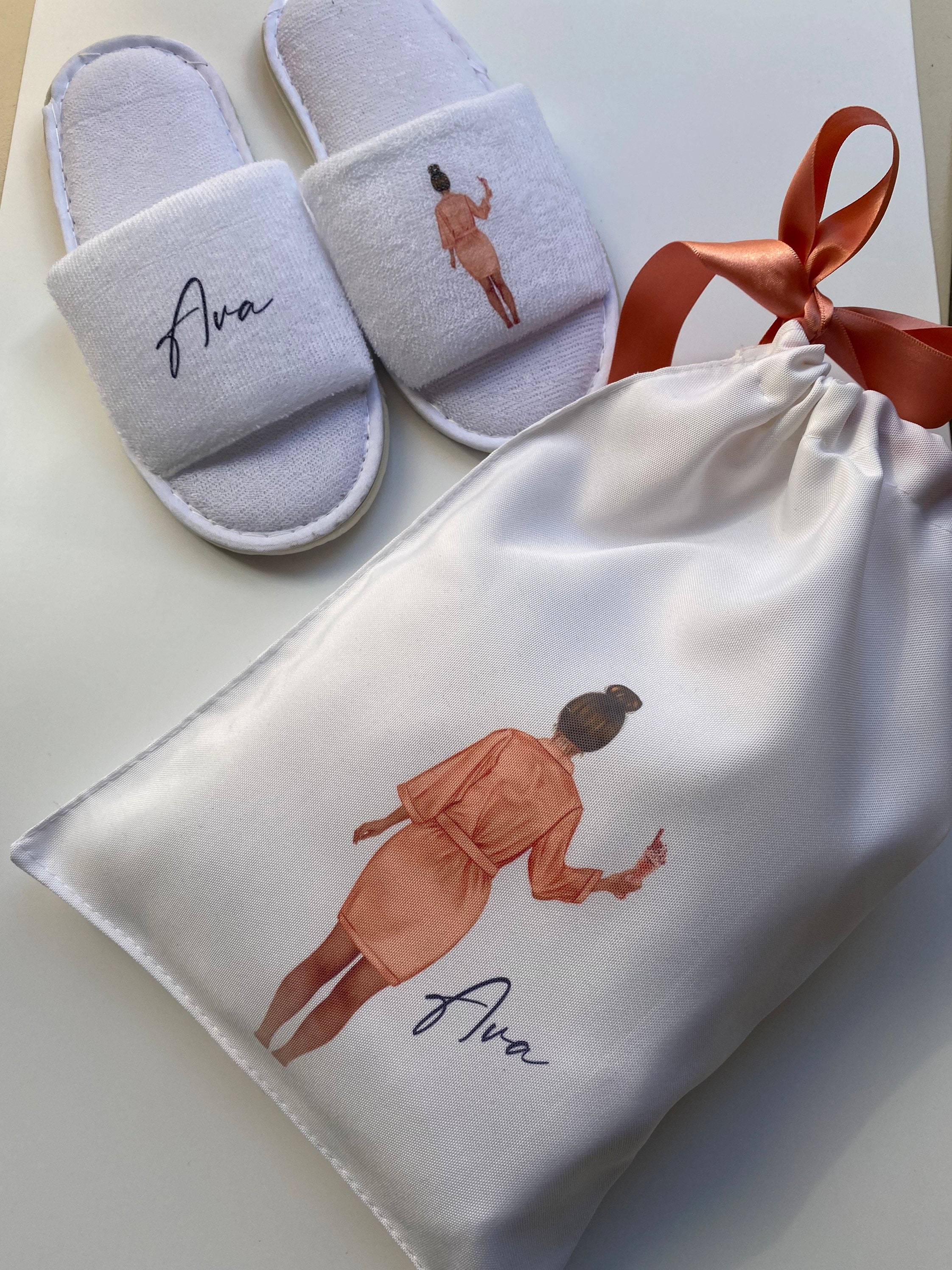 foldable slippers in a bag