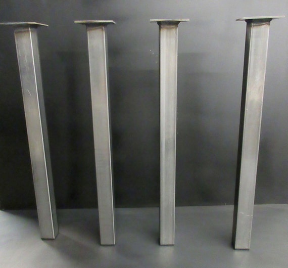 SHIPS NEXT DAY Steel Tube 2x2 Table Legs set of Etsy