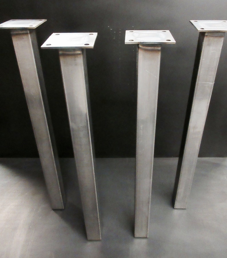 SHIPS NEXT DAY Steel Tube 2x2 Table Legs set of Etsy
