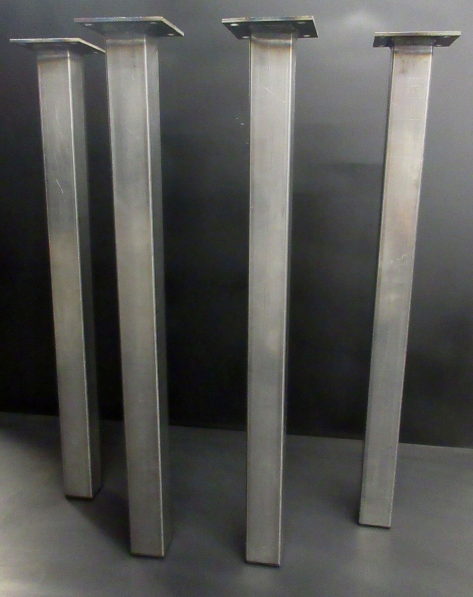 SHIPS NEXT DAY Steel Tube 2x2 Table Legs set of Etsy