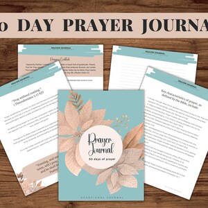 30 day Prayer Journal - instant digital download