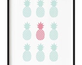 Pineapple print A4
