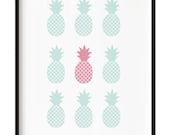 Pineapple print A4