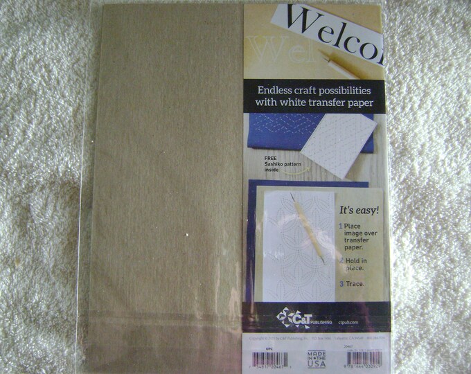 White Transfer Paper for Sashiko and Embroidery Pattern Transfer/12