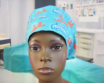 Women's Euro Style Scrub Hat Under Pressure