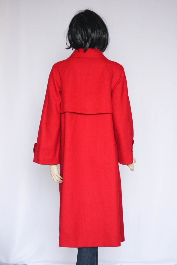 Manteau elegant en laine Manteau rouge Manteau vintage Manteau dhiver Manteau long Manteau chaud Manteau retro Manteau pour femmes Manteau Overcoat Manteau dexterieur Manteau en laine rouge Etsy Franc...