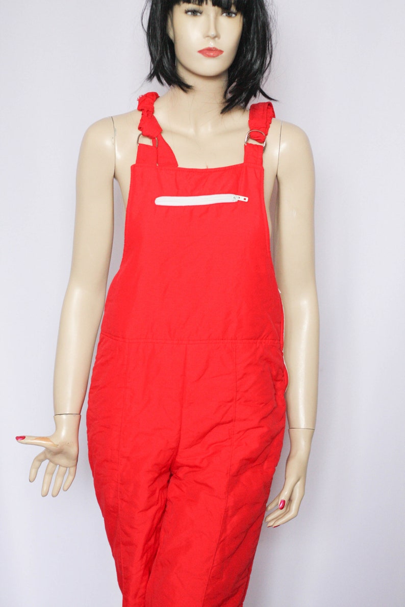 Red Ski Suit Ski Pants Ski Trousers Warm Pant Snow Pants Etsy