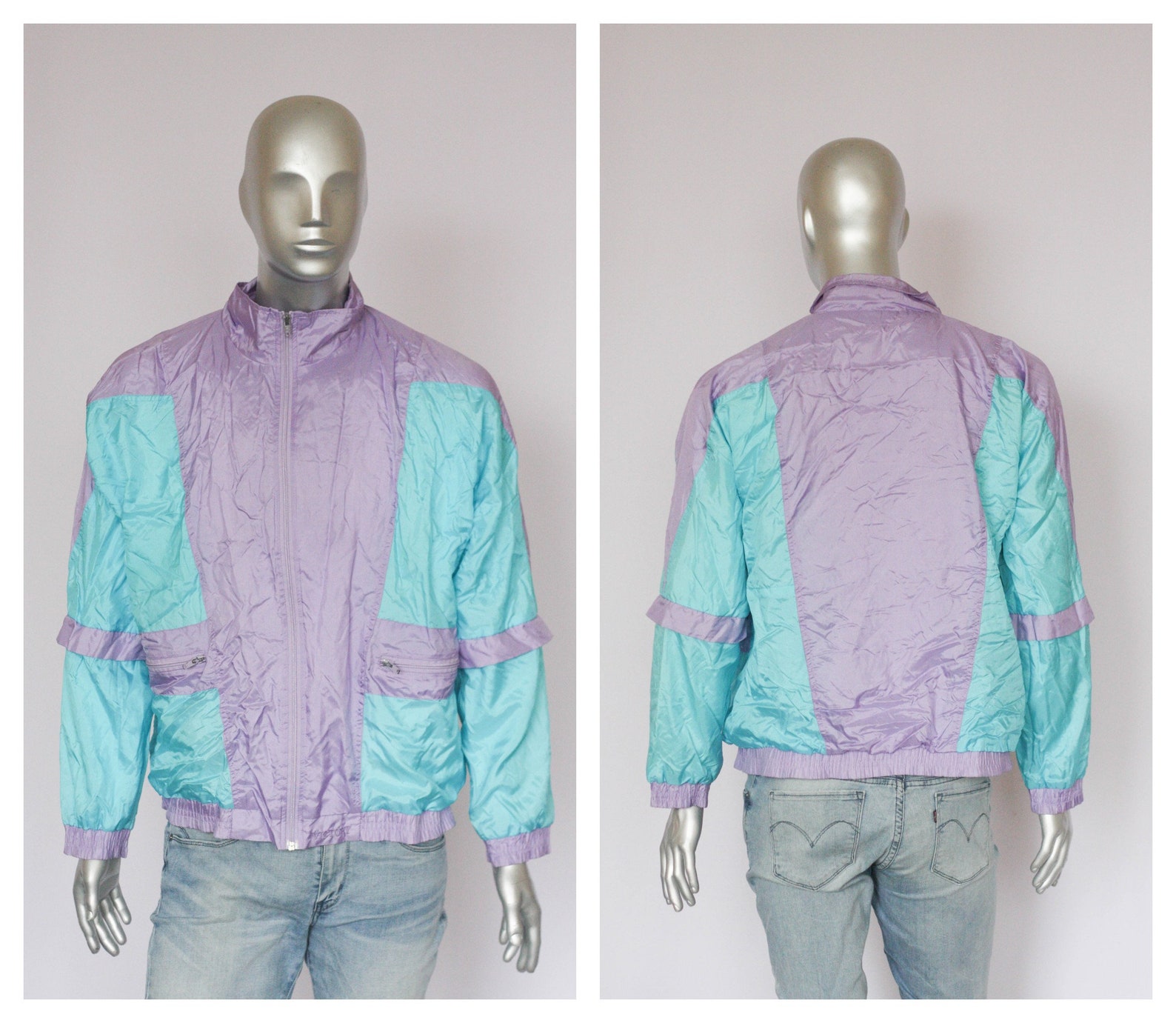 Unisex Vintage Windbreaker 90s Windbreaker Shell Jacket Men s Womens 