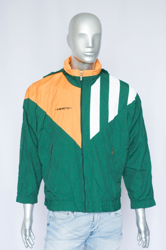 Vintage windbreaker Men's jacket Shell jacket Men… - image 2
