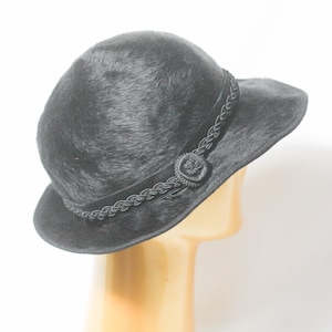 Retro wool hat Wool fedora Men&#39;s fedora Vintage hat Black fedora Black hat Warm hat Wide brim hat Wool hat Hat for men Casual hat Stylish