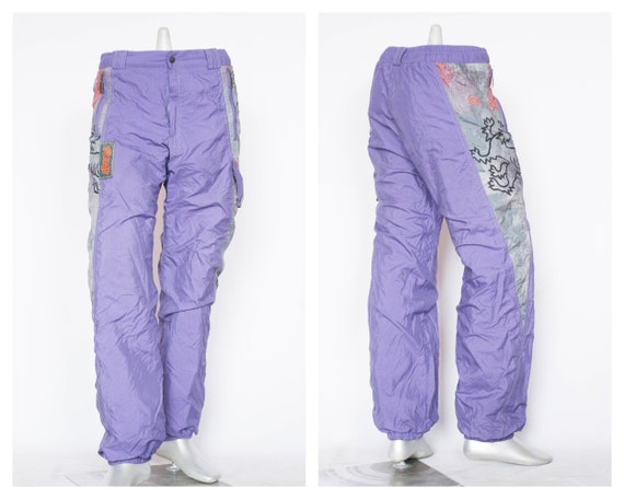Purple ski pants mens deals