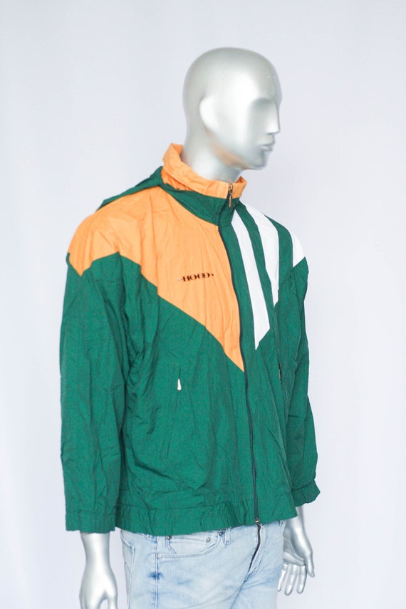 Vintage windbreaker Men's jacket Shell jacket Men… - image 5