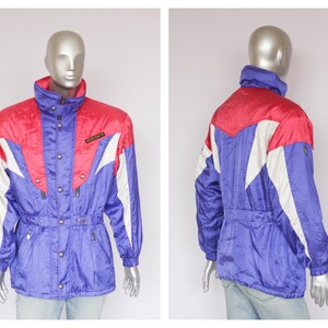 Tamaño mediano Chaqueta de esquí Chaqueta de esquí Chaqueta de invierno Ropa de invierno Chaqueta deportiva Chaqueta cálida Chaqueta de hombre Chaqueta de esquí vintage Invierno overal