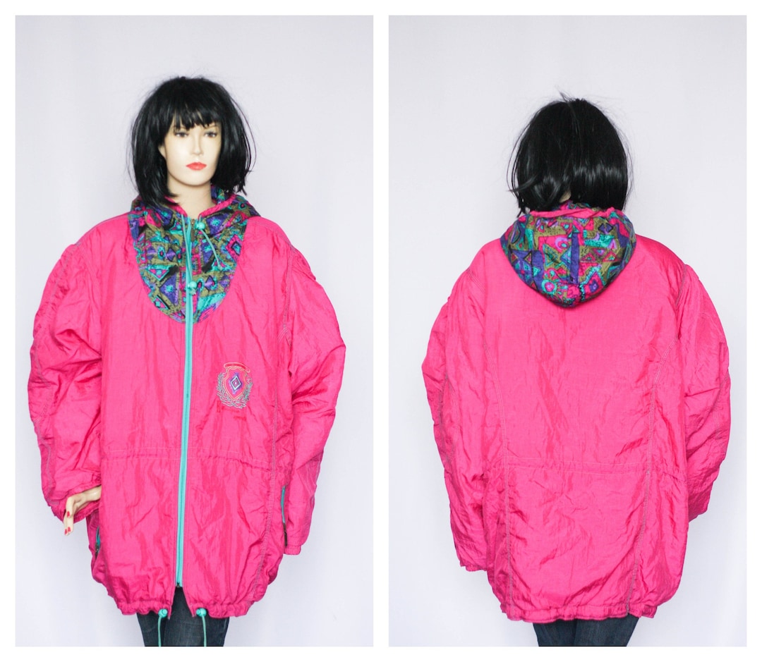 Oversized Red Winter Coat Warm Jacket Shell Coat Womens Ski Jacket Snow ...