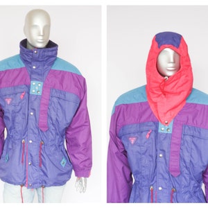 Tamaño mediano Chaqueta de esquí Chaqueta de esquí Chaqueta de invierno Ropa de invierno Chaqueta deportiva Chaqueta cálida Chaqueta de hombre Chaqueta de esquí vintage Invierno overal