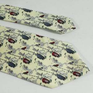 Bugs bunny krawatte Cartoon krawatte Looney tunes krawatte Warner Brothers krawatte 90er Jahre Neuheit Krawatte Sammlerstück Golf Krawatte Golfliebhaber