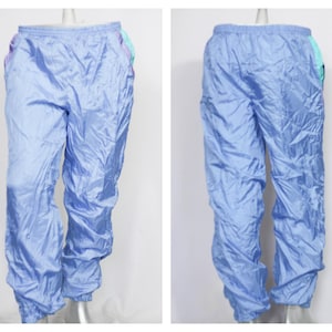 Niebieskie spodnie dresowe Męskie spodnie dresowe Spodnie sportowe Spodnie sportowe Męska odzież sportowa Spodnie z lat 90. Spodnie unisex Spodnie vintage Odzież sportowa