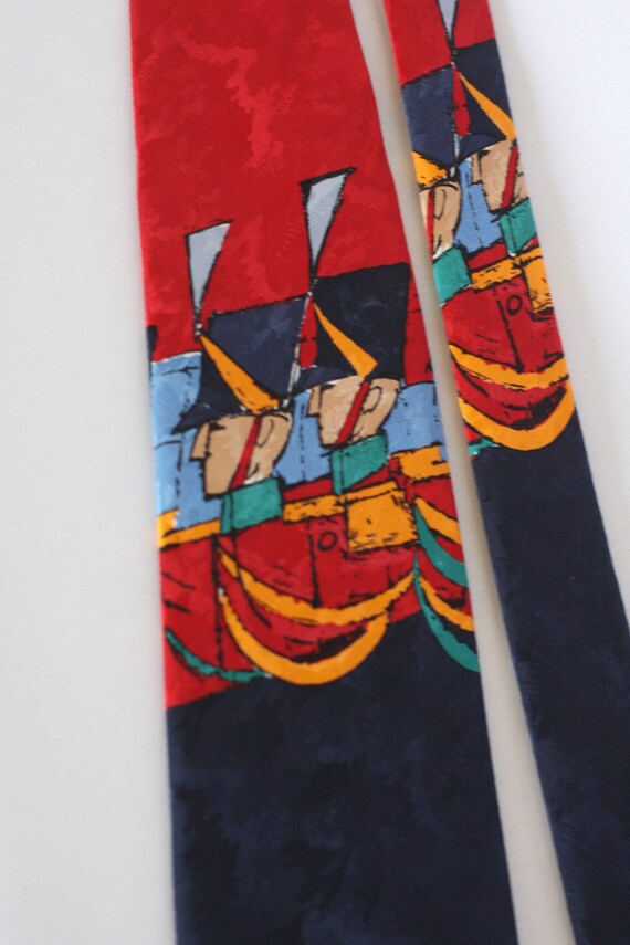 Historical tie Solders gift Men's tie Silk tie Gr… - image 4