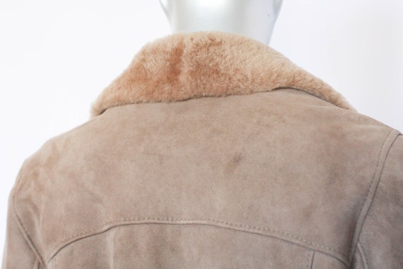 Vintage leather jacket Mens coat Winter coat Leat… - image 9