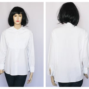 Embroided blouse Beaded blouse Victorian blouse Long sleeve blouse Floral blouse Cotton blouse Womens blouse White blouse White shirt