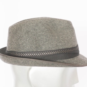 Retro wool hat Wool fedora Men&#39;s fedora Vintage hat Black fedora Black hat Warm hat Wide brim hat Wool hat Hat for men Casual hat Stylish