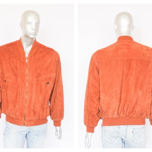 Vintage 1980s Trophy Jackets Leather Varsity Jacket / Fall